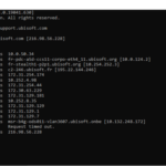 Cara traceroute