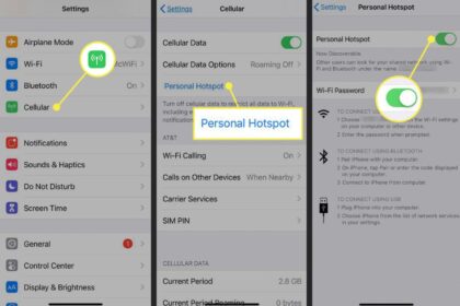 Cara tethering di iphone