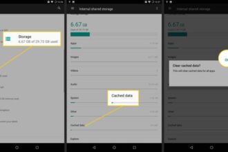 Cara clear cache di android