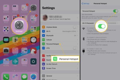 Cara nyalain hotspot iphone