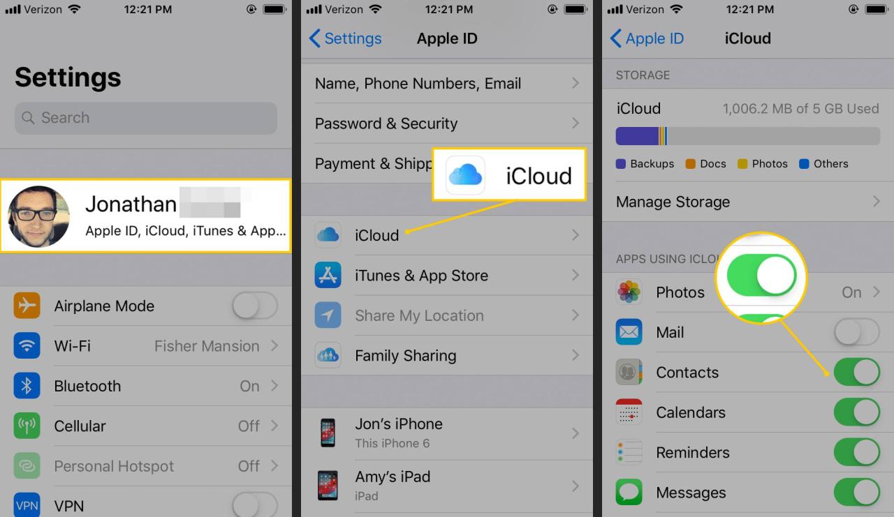 Transfer icloud upload