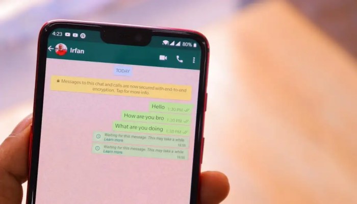 Cara mengatasi whatsapp error pada android