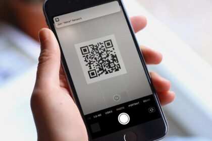 Cara scan barcode wifi di iphone