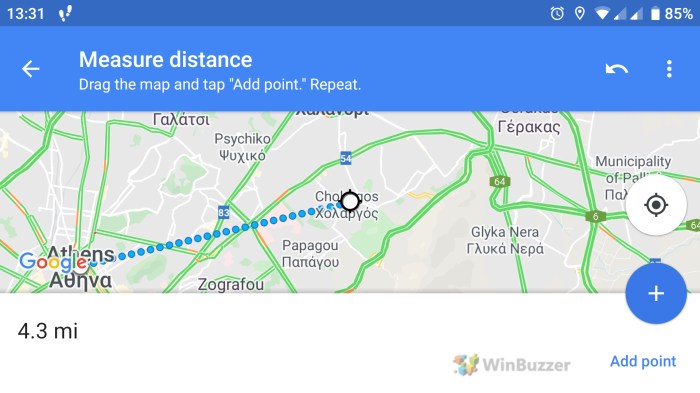 Cara mengukur jarak di google map android