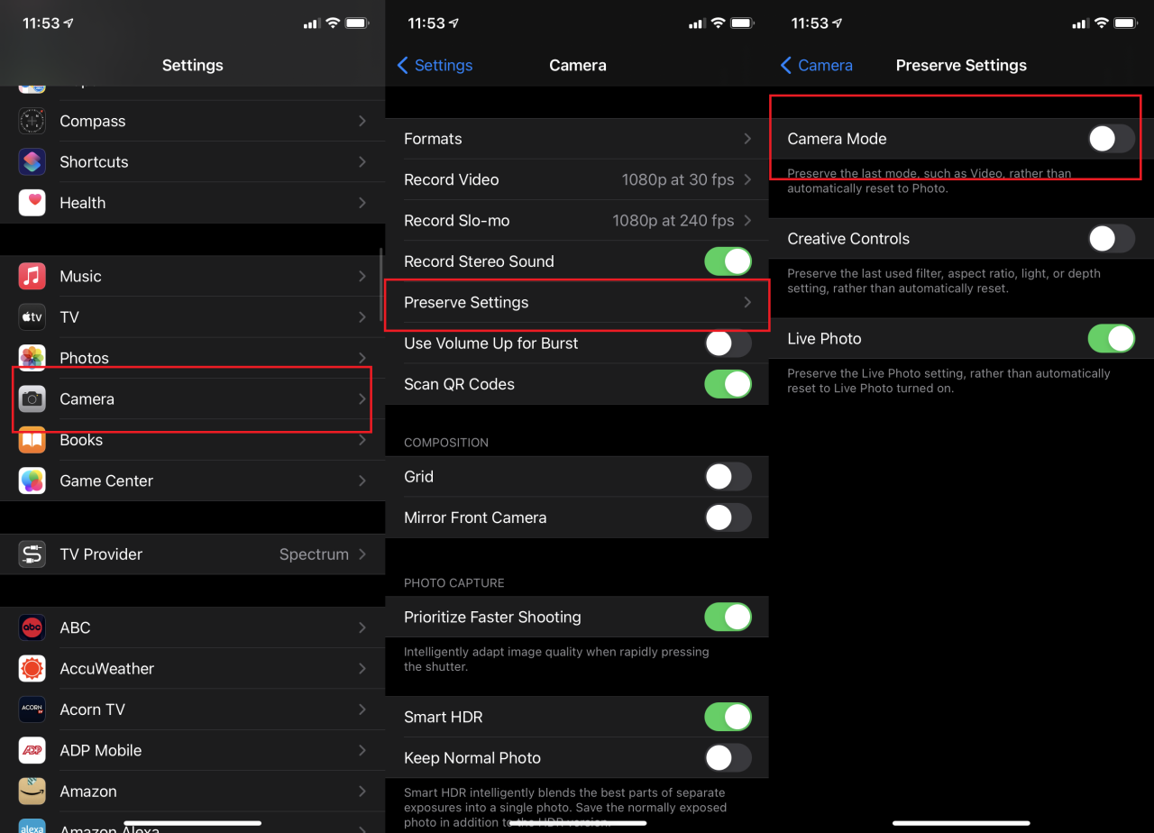 Cara setting kamera iphone