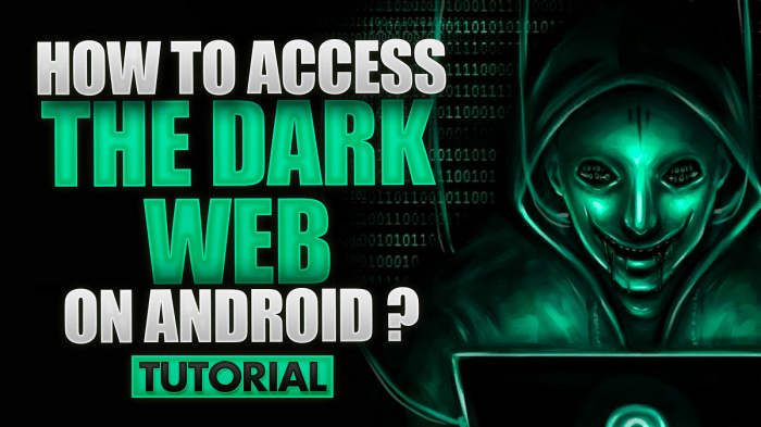 Cara masuk dark web android