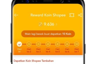 Cara mendapatkan koin shopee