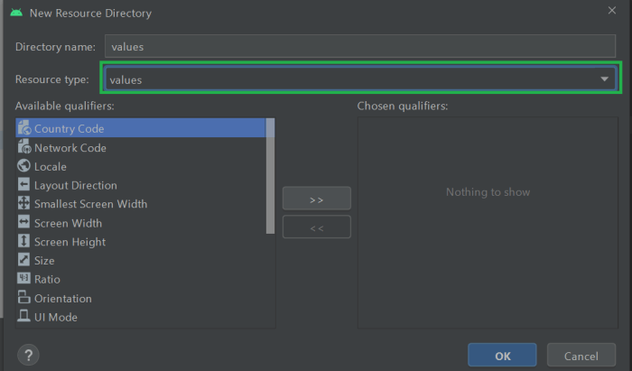 Android studio menu create sliding example