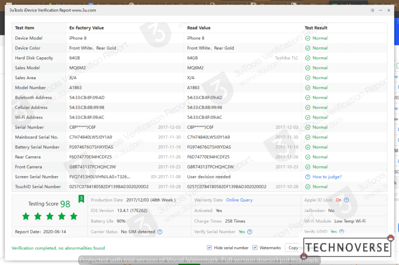 Cara cek iphone di 3utools