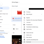 Cara download di google drive yang limit