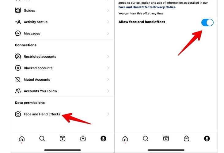 Cara mengatasi face filter instagram tidak muncul