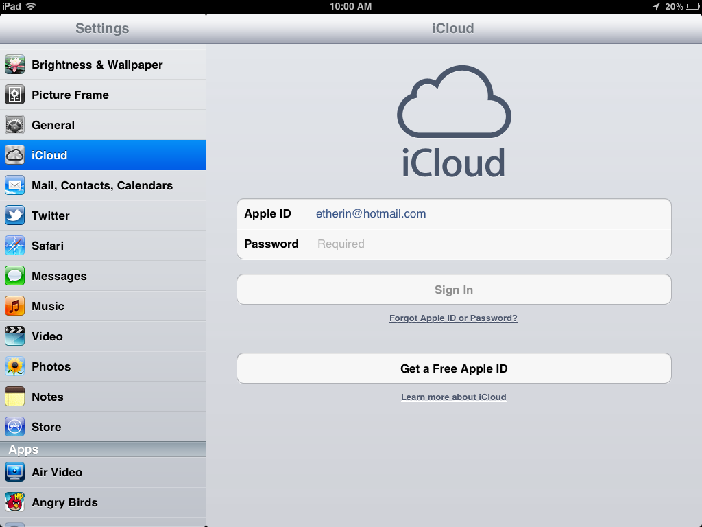 Cara daftar icloud di iphone