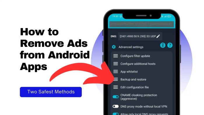 Cara menghapus iklan di android