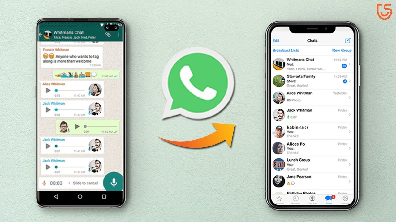 Cara memindahkan whatsapp iphone ke android