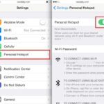 Cara aktifkan personal hotspot di iphone