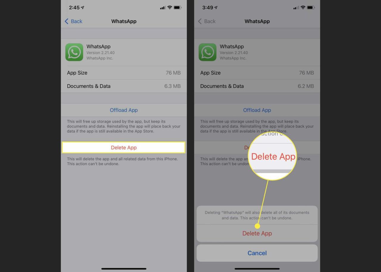 Cara logout wa di iphone