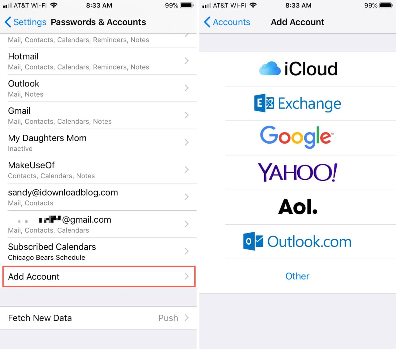 Cara buat email baru di iphone