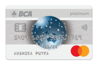 Bca platinum mastercard kartu