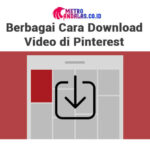 Cara download video di pinterest