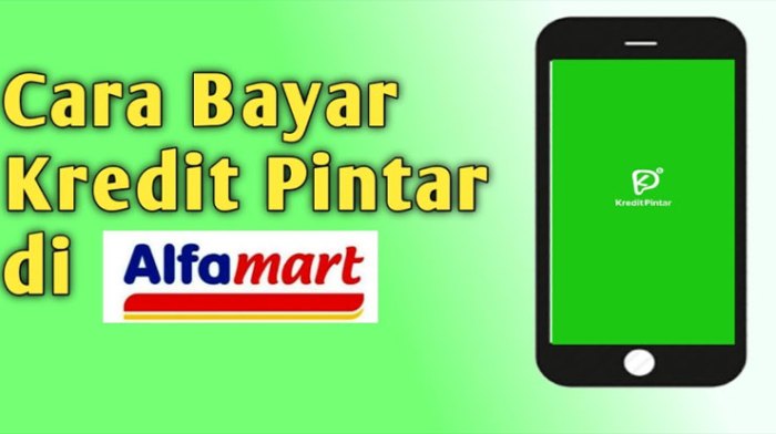 Bayar kredit mandiri alfamart