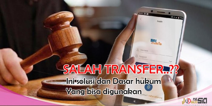 Cara membatalkan transfer bank bri