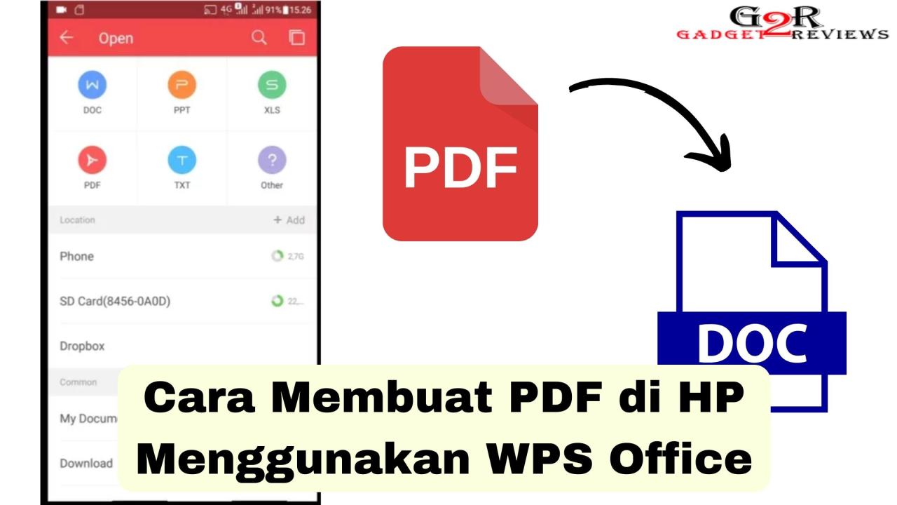 Cara buat pdf