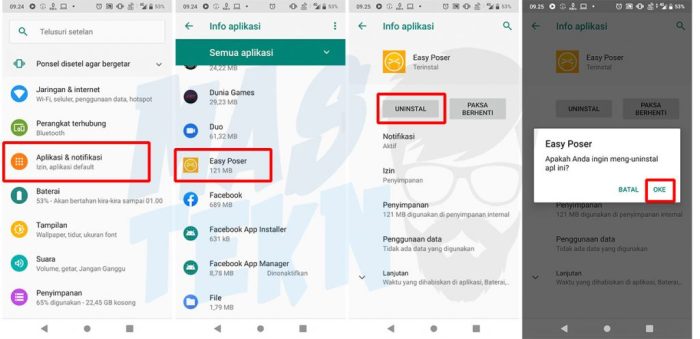 Cara melepaskan disk drive hp android