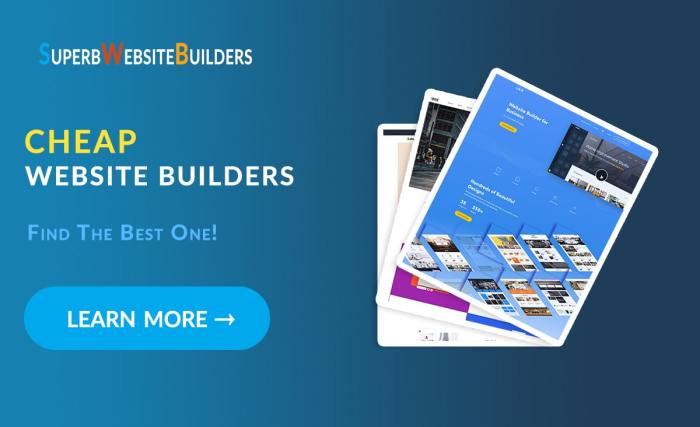 Website cheap builders