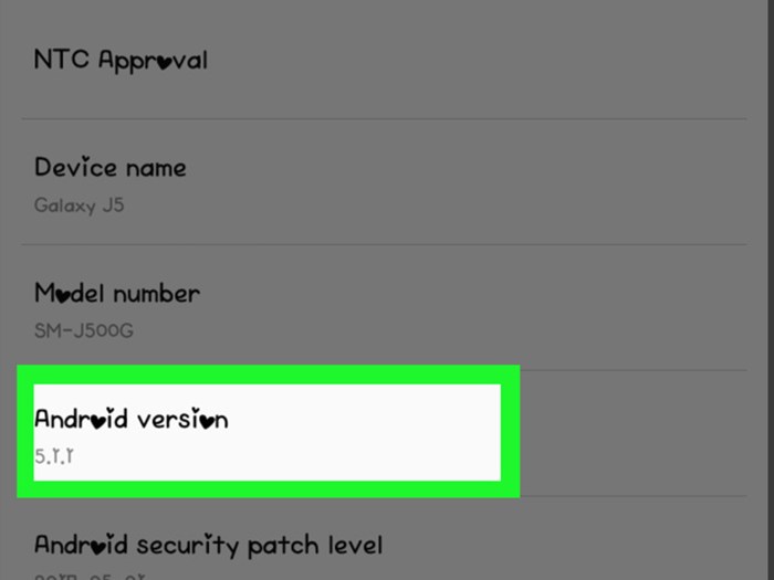 Cara cek versi android