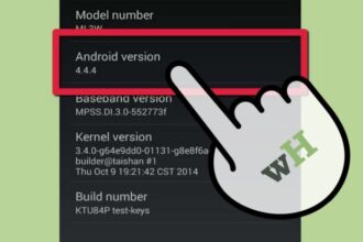 Cara melihat versi android