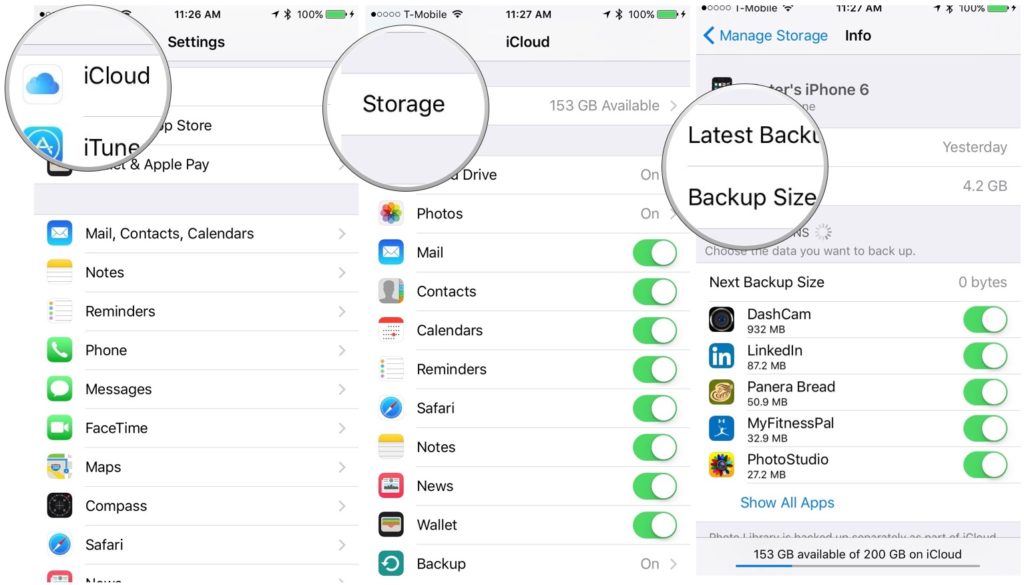 Cara backup iphone