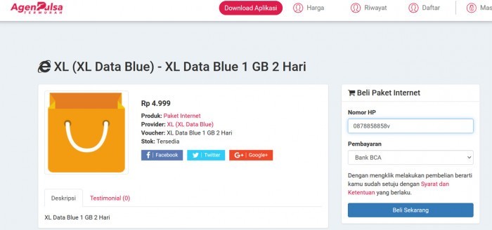 Cara mengaktifkan paket data xl di android