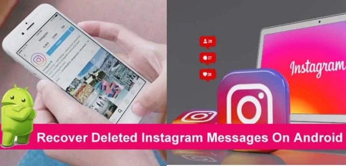 Cara mengembalikan dm instagram yang dihapus di android