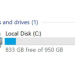 Disk space adalah