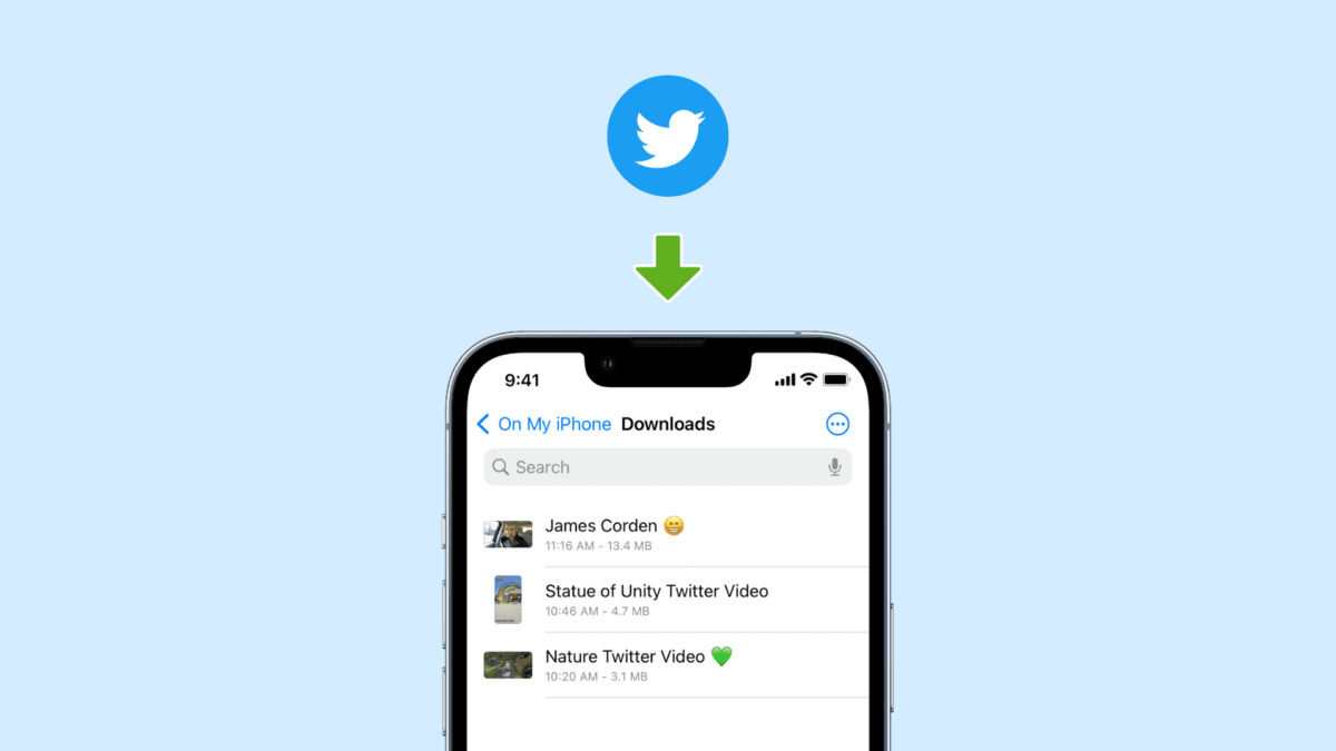 Cara download video di twitter iphone