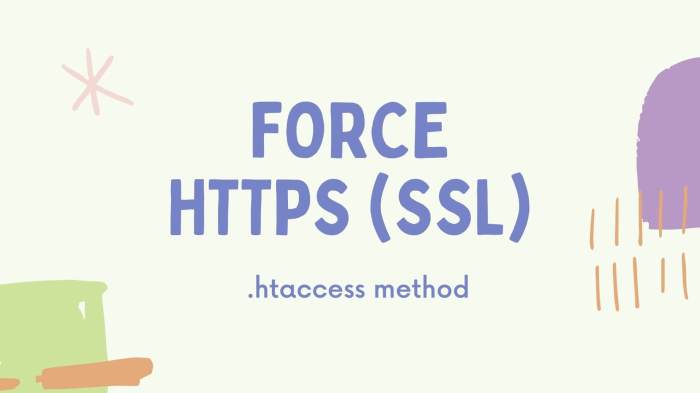 Force ssl htaccess