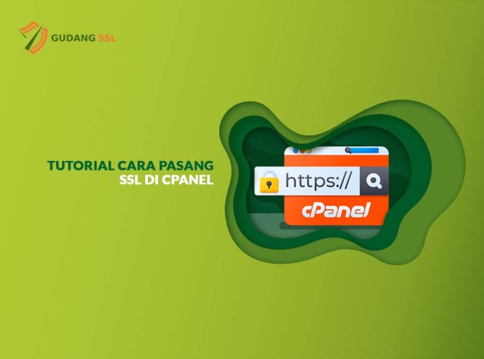 Cara setting ssl di cpanel