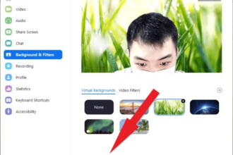 Cara menggunakan virtual background di zoom android