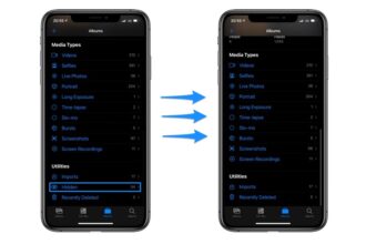 Cara mengunci album tersembunyi di iphone