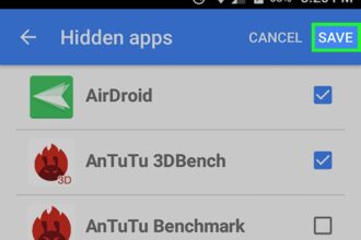 Cara hide aplikasi di android