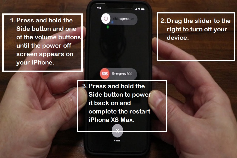 Iphone xr off turn xs