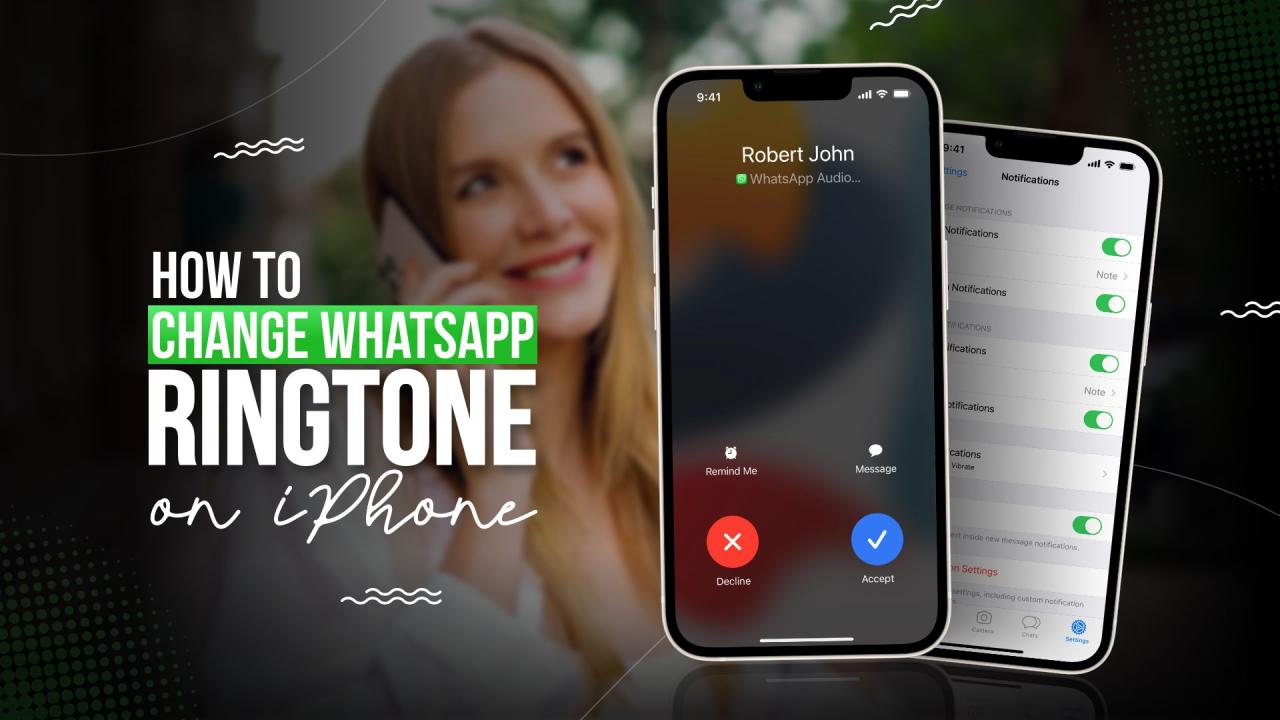 Cara mengganti nada dering whatsapp di iphone