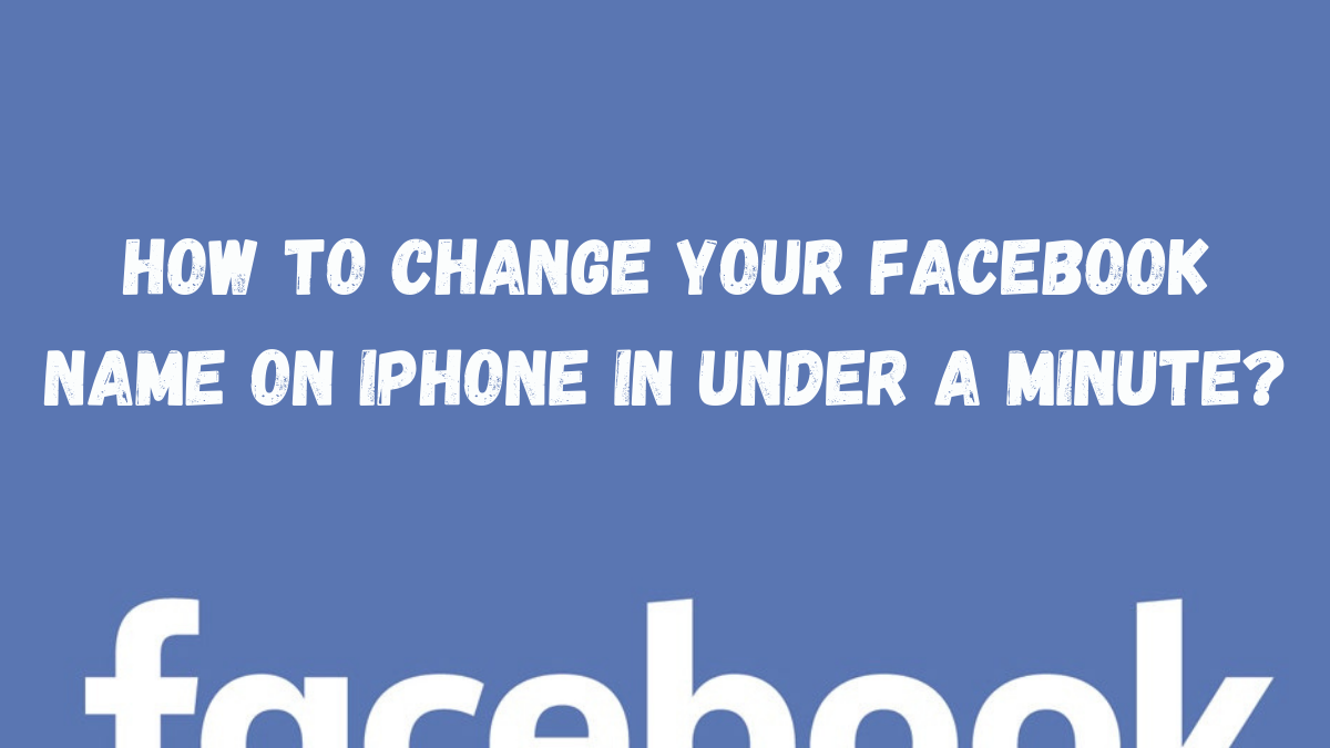 Cara ganti nama facebook di iphone