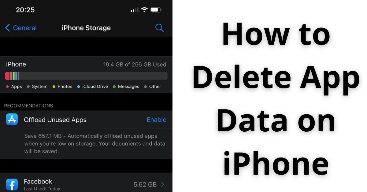 Cara menghapus data aplikasi di iphone