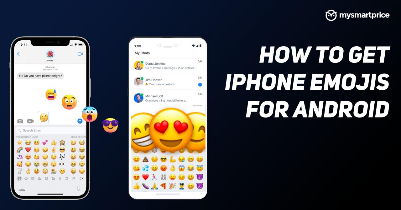 Cara membuat emoji iphone di android