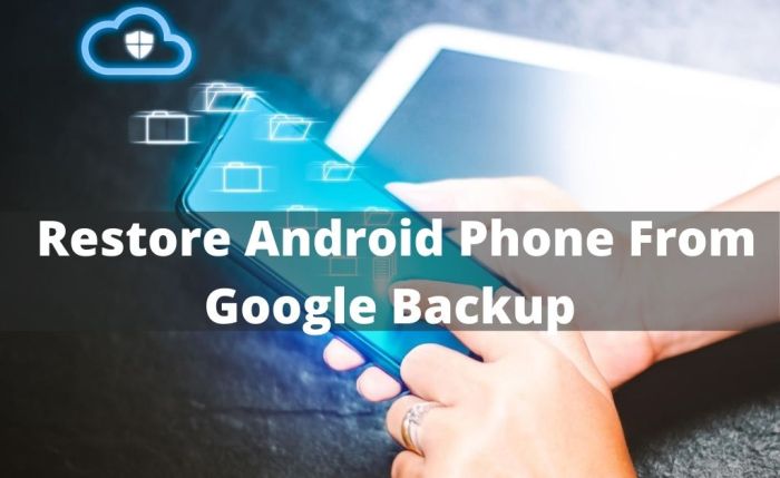 Cara mengembalikan data backup android