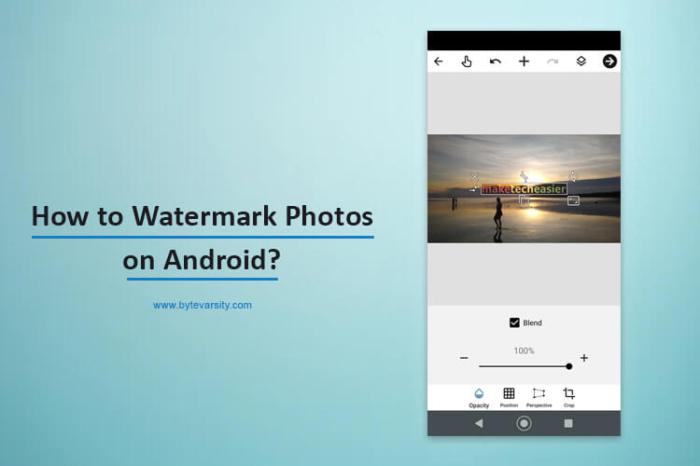 Cara membuat watermark di android