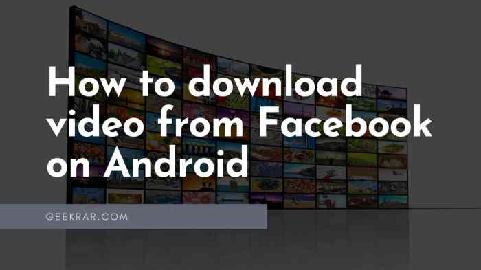 Cara download video di facebook di android