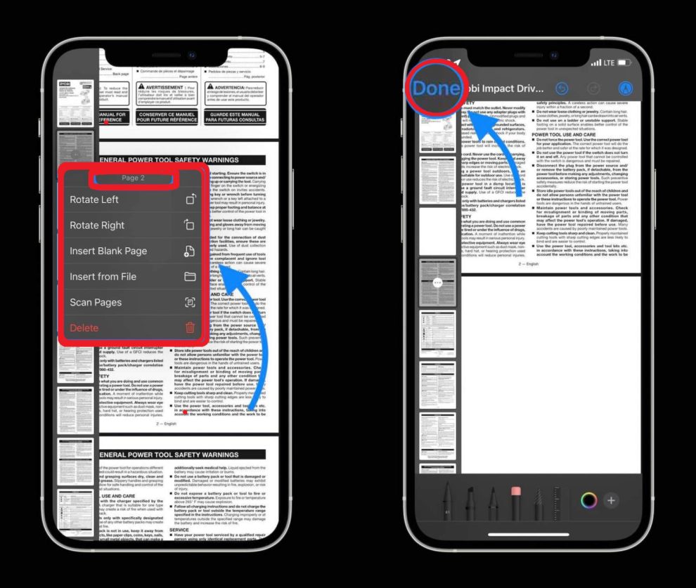 Cara edit pdf di iphone