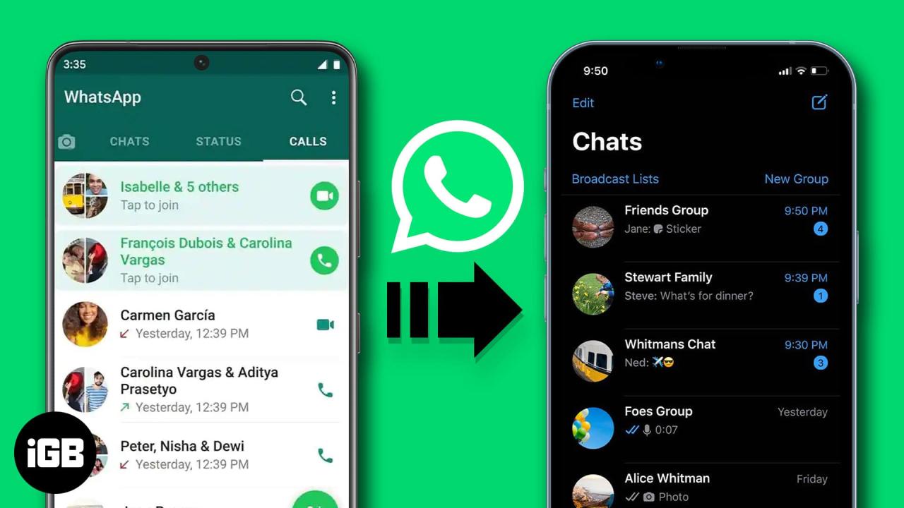 Cara pindah data whatsapp android ke iphone